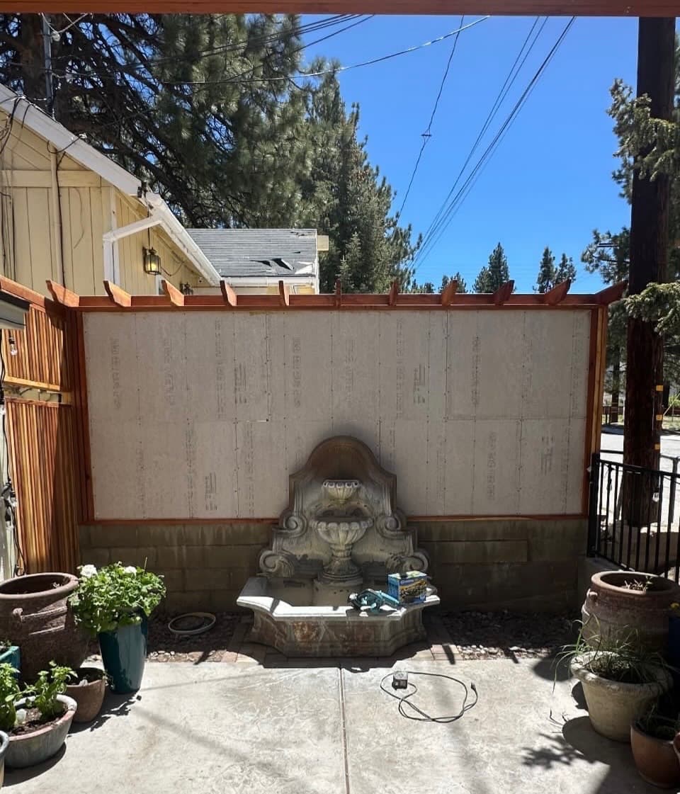 Custom Redwood Pergola - Image 3